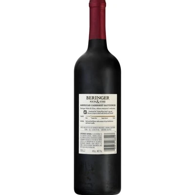 Beringer Cabernet Sauvignon Red Wine  750ml Bottle