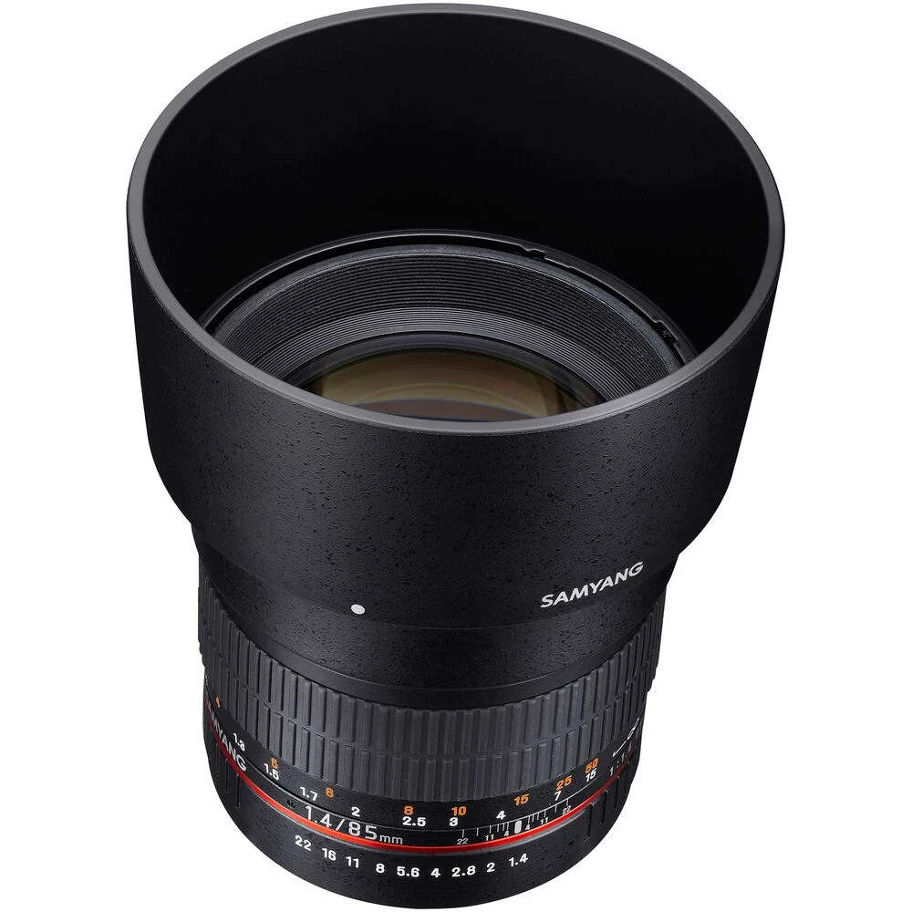 Samyang 85mm f/1.4 Aspherical Lens for Nikon With Focus Confirm Chip