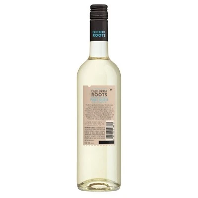 Pinot Grigio White Wine  750ml Bottle  California Roots™