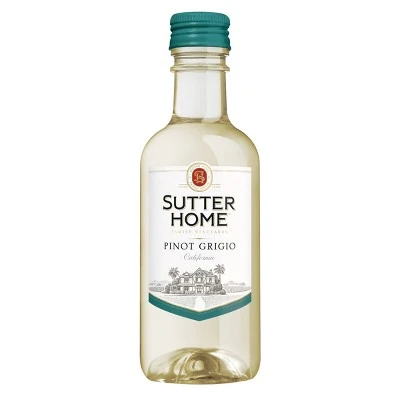 Sutter Home Pinot Grigio White Wine  4pk/187ml Bottles