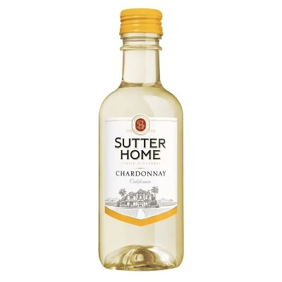 Sutter Home Chardonnay White Wine  4pk/187ml Bottles