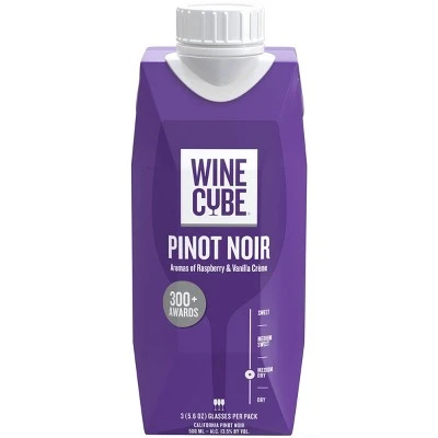 Pinot Noir Red Wine  500ml Carton  Wine Cube™