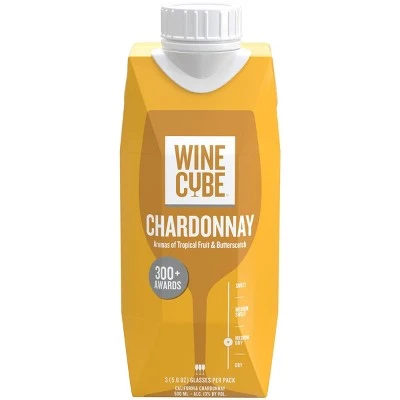 Chardonnay White Wine  500ml Carton  Wine Cube™