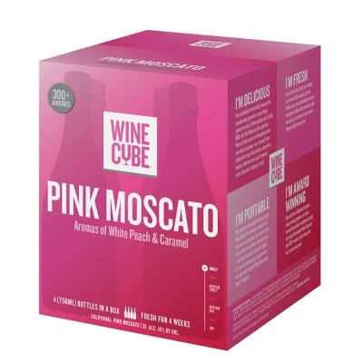 Pink Moscato Rose Wine  3L Box  Wine Cube™