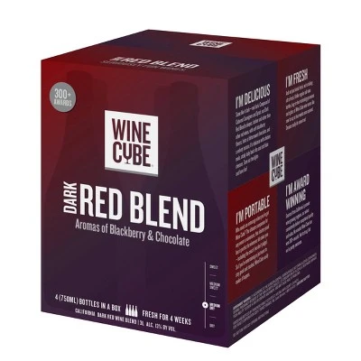 Dark Red Blend Red Wine  3L Box  Wine Cube™