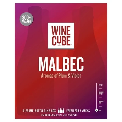 Malbec Red Wine  3L Box  Wine Cube™