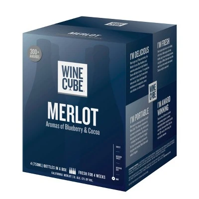 Merlot Red Wine  3L Box  Wine Cube™