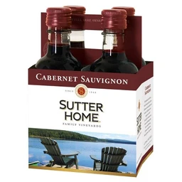 Sutter Home Sutter Home Cabernet Sauvignon Red Wine  4pk/187ml Bottles