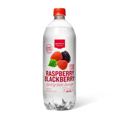 Raspberry Blackberry Sparkling Water  1 L Bottle  Market Pantry™