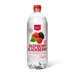 Market Pantry Raspberry Blackberry Sparkling Water  1 L Bottle  Market Pantry™