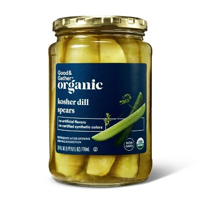 Organic Kosher Dill Pickle Spears 24 fl oz Good & Gather™