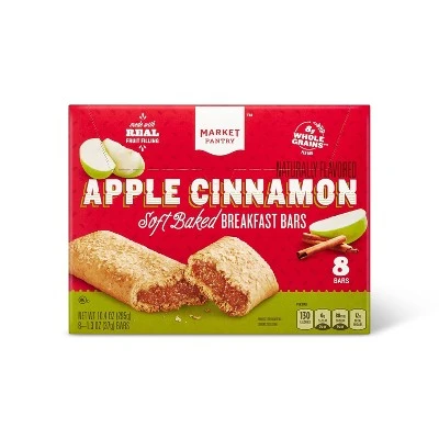 Market Pantry Apple Cinnamon Soft Baked Breakfast Bars, Apple Cinnamon