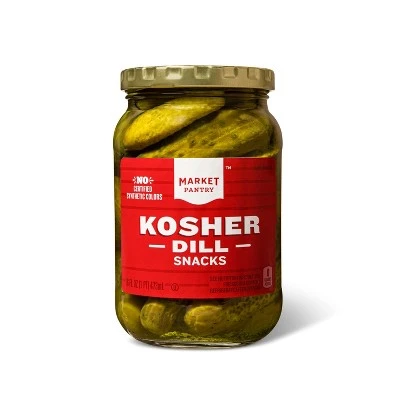 Kosher Dill Snack Pickles  16oz  Market Pantry™