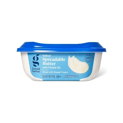 Salted Spreadable Butter with Canola Oil 8oz Good & Gather™