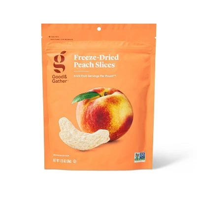 Good & Gather Freeze Dried Peach Slices