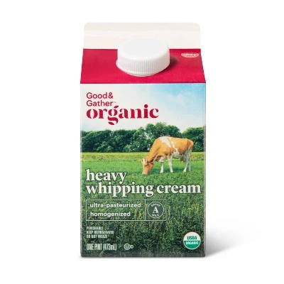 Organic Heavy Whipping Cream  1pt  Good & Gather™