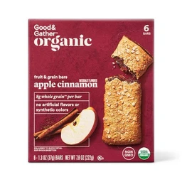 Good & Gather Organic Whole Grain Apple Cinnamon Fruit & Grain Bars 6ct Good & Gather™