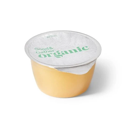 Organic Unsweetened Applesauce Cups  6ct  Good & Gather™