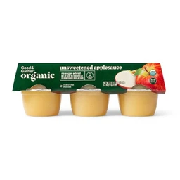 Good & Gather Organic Unsweetened Applesauce Cups  6ct  Good & Gather™