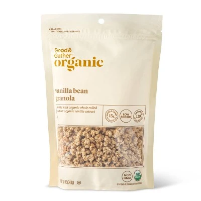 Good & Gather Organic Vanilla Bean Granola, Vanilla Bean