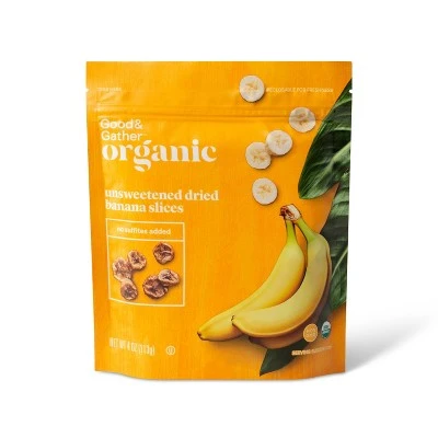 Organic Dried Unsweetened Banana Slices 4oz Good & Gather™