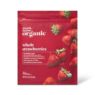 Organic Frozen Strawberries  32oz  Good & Gather™