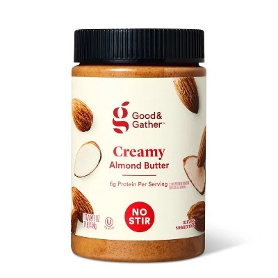 No Stir Creamy Almond Butter 16oz  Good & Gather™