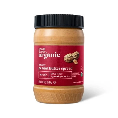 Organic No Stir Creamy Peanut Butter  16oz  Good & Gather™