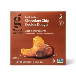 Good & Gather Chocolate Chip Cookie Dough Nutrition Bars  5ct  Good & Gather™