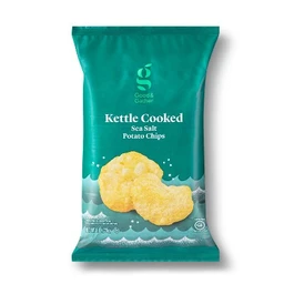 Good & Gather Good & Gather Sea Salt Kettle Cooked Potato Chips, Sea Salt