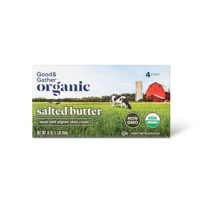 Organic Salted Butter 1lb Good & Gather™