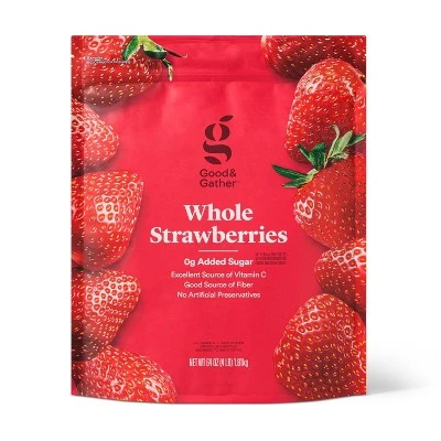 Good & Gather Whole Frozen Strawberries 64oz