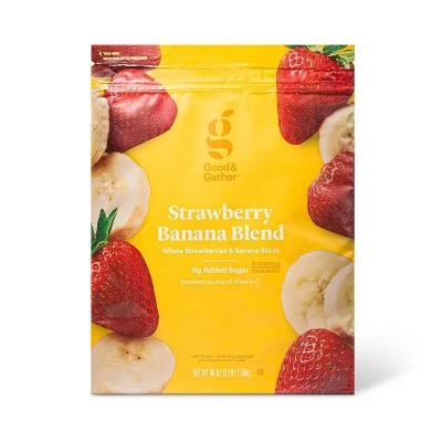 Strawberry Banana Frozen Fruit Blend 48oz Good & Gather™