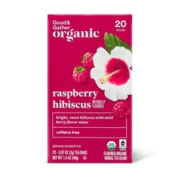 Good & Gather Organic Raspberry Hibiscus Tea 20ct Good & Gather™
