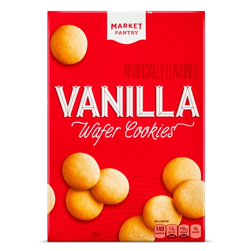 Vanilla Wafer Cookies 11oz  Market Pantry™