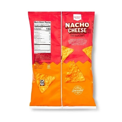 Nacho Cheese Tortilla Chips 9.75oz Market Pantry™