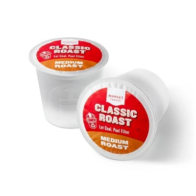 Premium Roast Medium Roast Coffee Single Serve Pods 48ct Market Pantry™