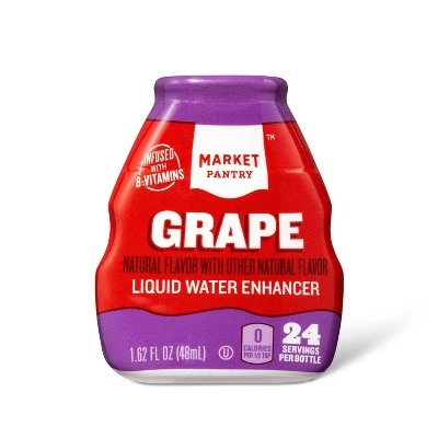 Liquid Water Enhancer Grape 1.62 fl oz Bottle Market Pantry™