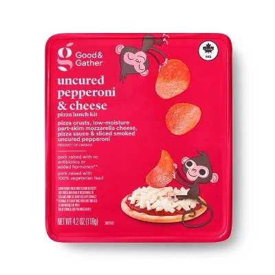 Uncured Pepperoni & Cheese Pizza Lunch Kit  4.2oz  Good & Gather™