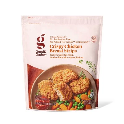 Crispy Chicken Breast Strips  Frozen  25oz  Good & Gather™