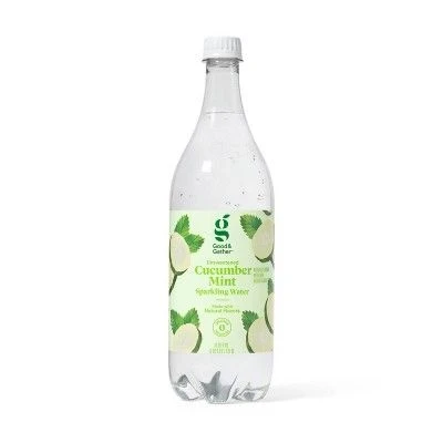 Cucumber Mint Sparkling Water 1L Bottle Good & Gather™