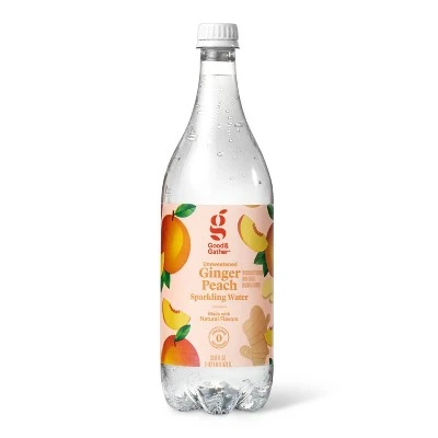 Ginger Peach Sparkling Water 1L Bottle Good & Gather™