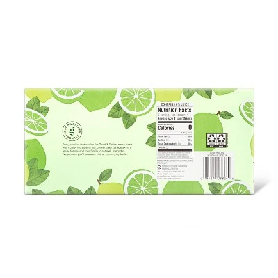 Lime Sparkling Water 8pk/12 fl oz Cans Good & Gather™