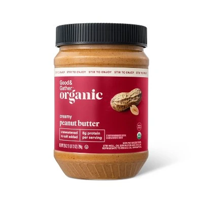 Good & Gather Organic Stir Creamy Peanut Butter  28oz
