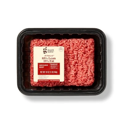 All Natural 85/15 Ground Beef 1lb Good & Gather™