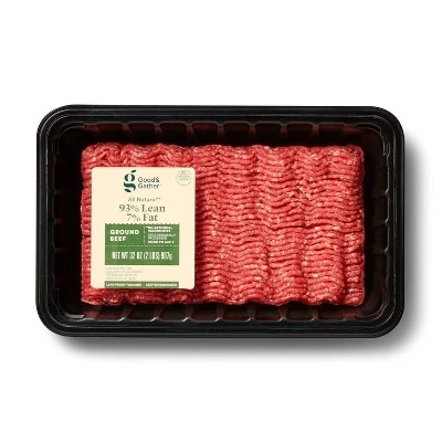 All Natural 93/7 Ground Beef 2lbs Good & Gather™