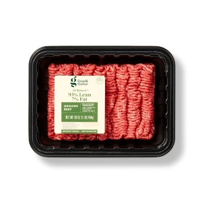 All Natural 93/7 Ground Beef 1lb Good & Gather™