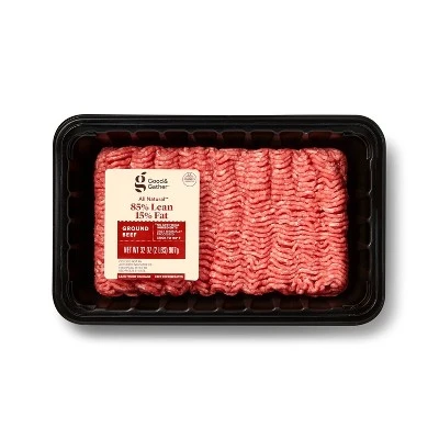 All Natural 85/15 Ground Beef 2lbs Good & Gather™