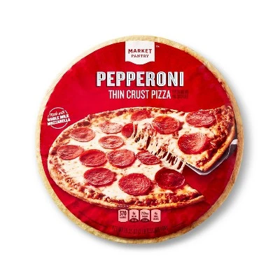 Thin Crust Pepperoni Frozen Pizza  16.35oz  Market Pantry™