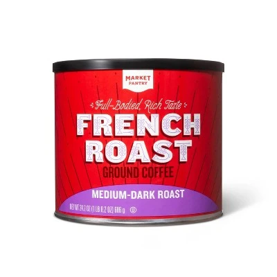 French Roast Medium Dark Roast Ground Coffee  27.8oz  Market Pantry™